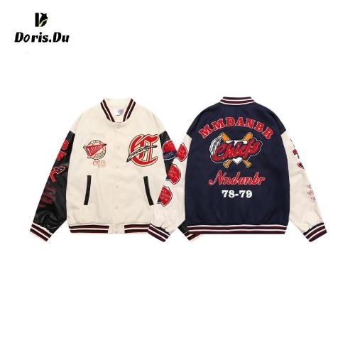 Customizable Varsity Bomber Jacket Winter Blank Plain Custom Men Varsity Jacket        