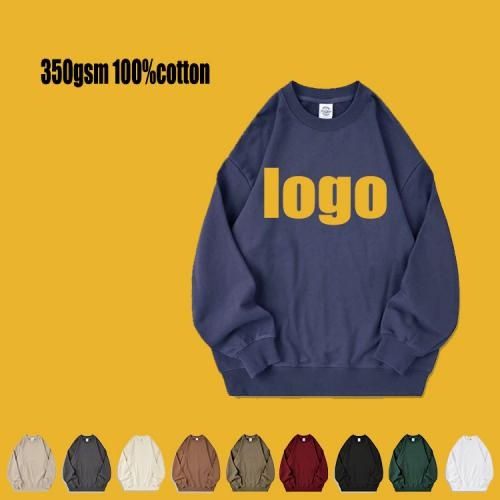 Factory custom heavyweight boxy 350gsm  cotton  winter men patch work hoodie        